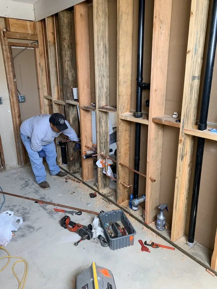 Commercial rough-in plumbing for Water Heater Replacement in Ellistown